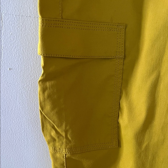 Prana Cargo Joggers in Mustard Yellow - Picture 5 of 7